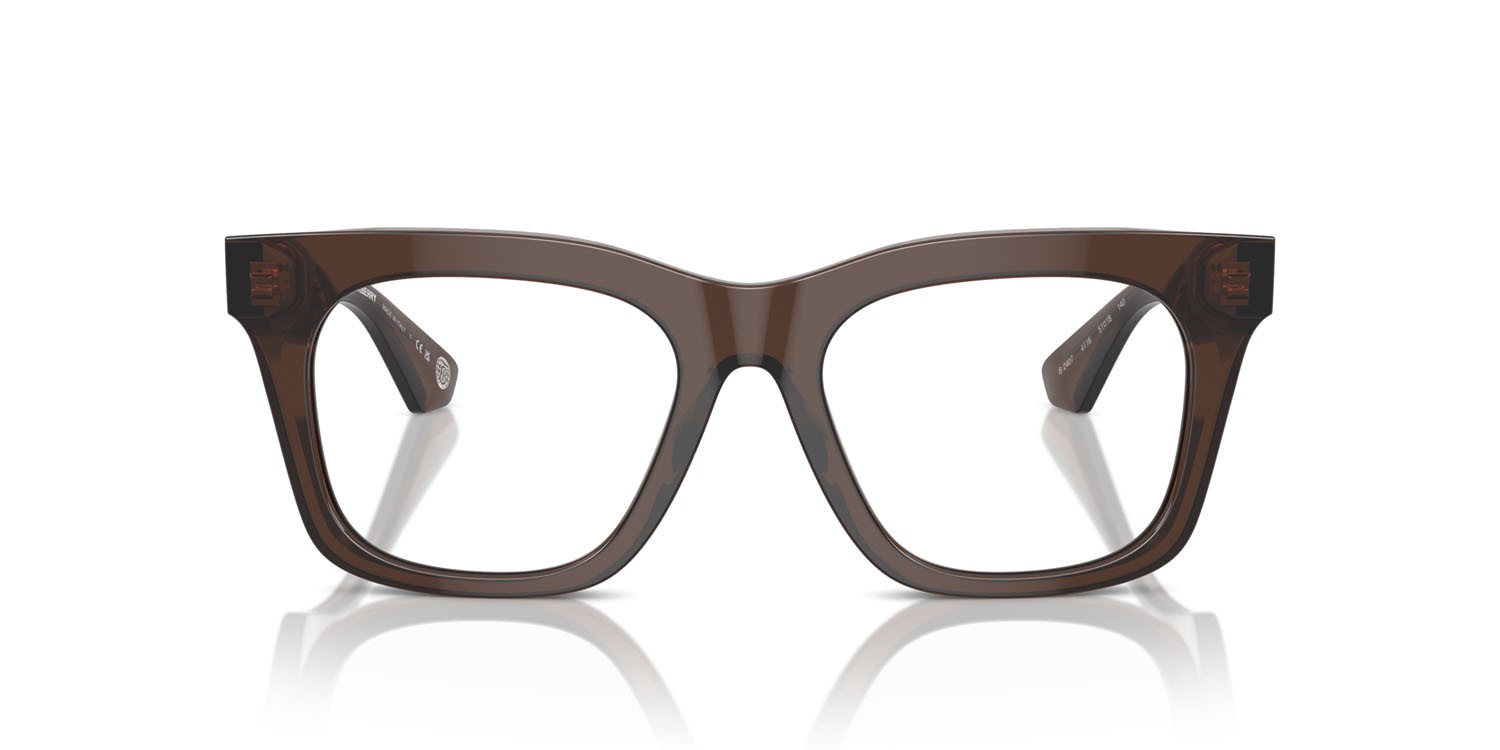 Occhiali da vista Burberry BE 2407 (4116) colore marrone forma quadrato lenti lente demo