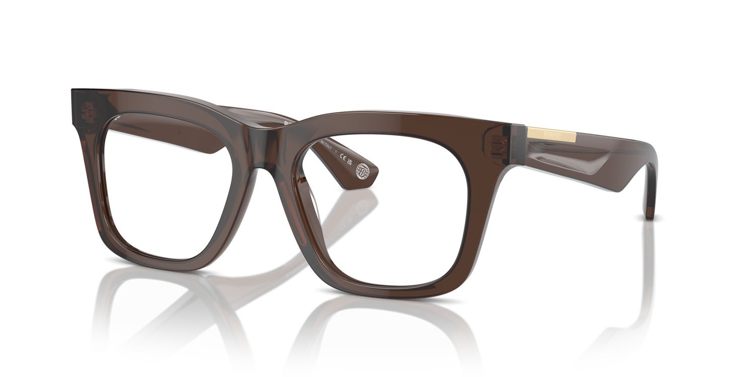Occhiali da vista Burberry BE 2407 (4116) colore marrone forma quadrato lenti lente demo