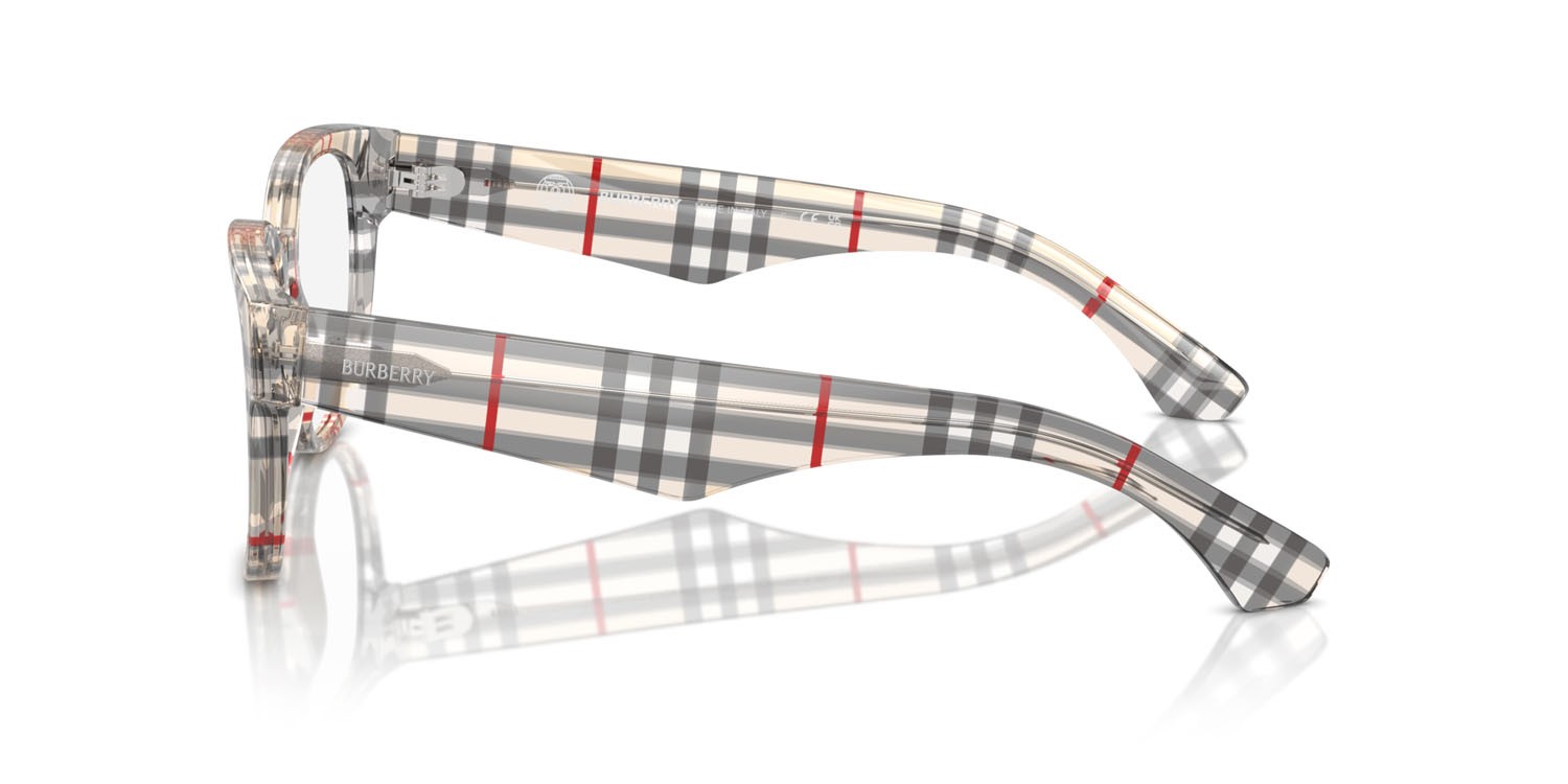 Occhiali da vista Burberry BE 2410 (4122) colore vintage a quadri forma pantos lenti lente demo