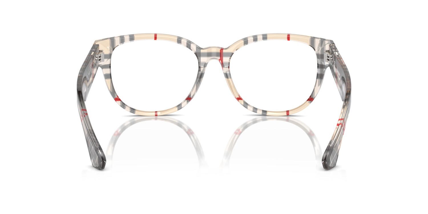 Occhiali da vista Burberry BE 2410 (4122) colore vintage a quadri forma pantos lenti lente demo