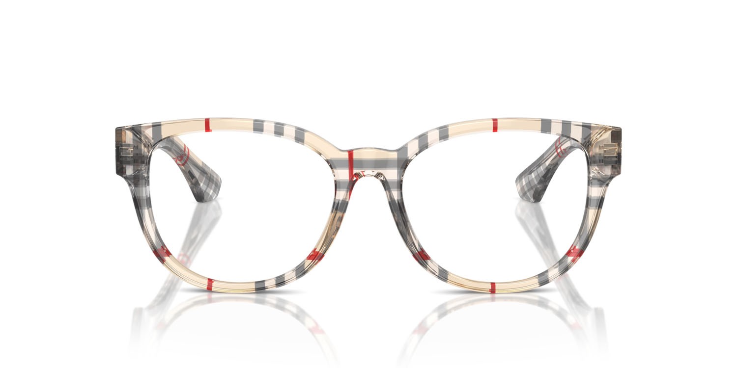Occhiali da vista Burberry BE 2410 (4122) colore vintage a quadri forma pantos lenti lente demo