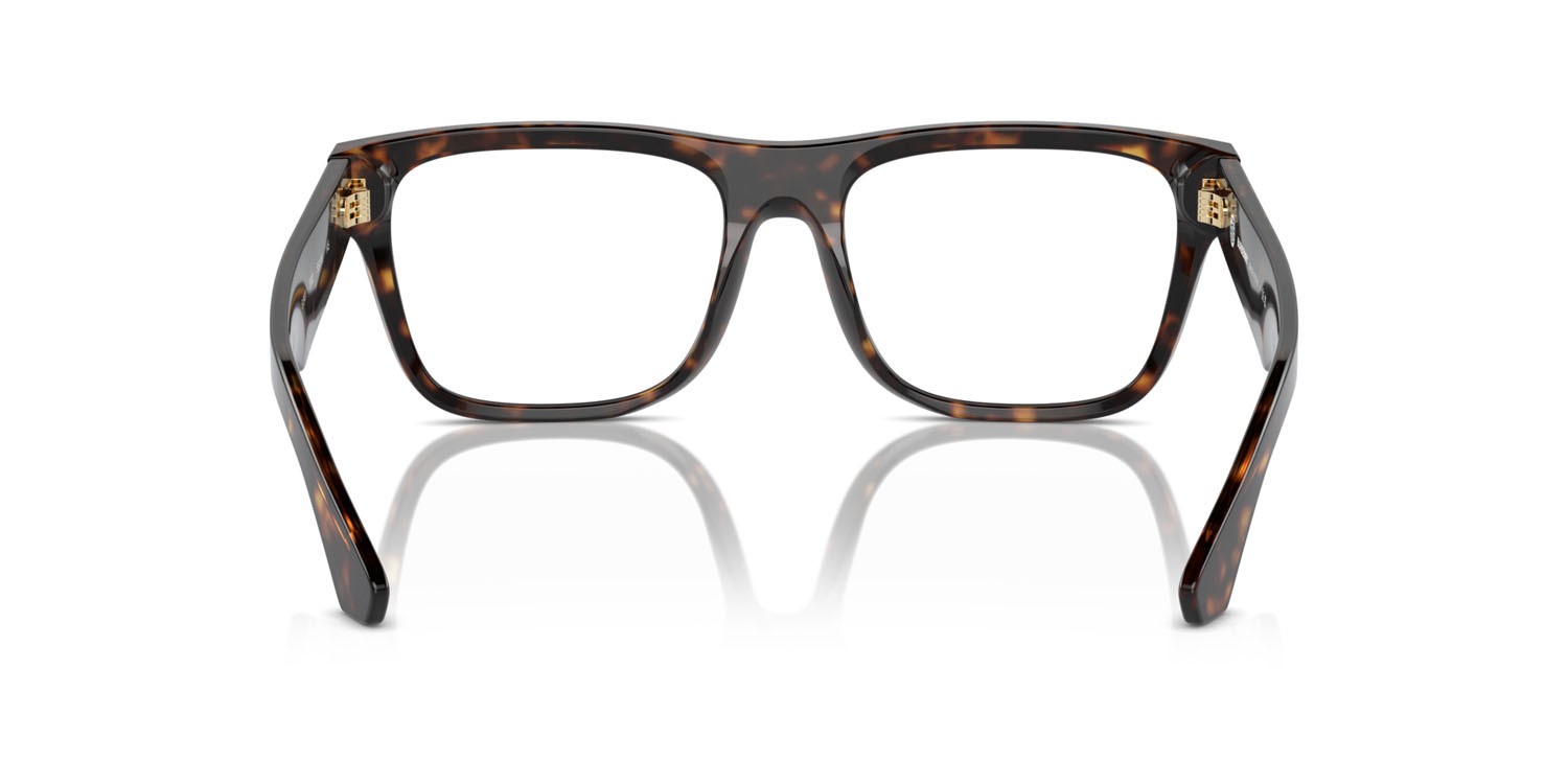 Brillen Burberry BE 2411 (3002) farbe havana scuro form quadratisch gläser lente demo