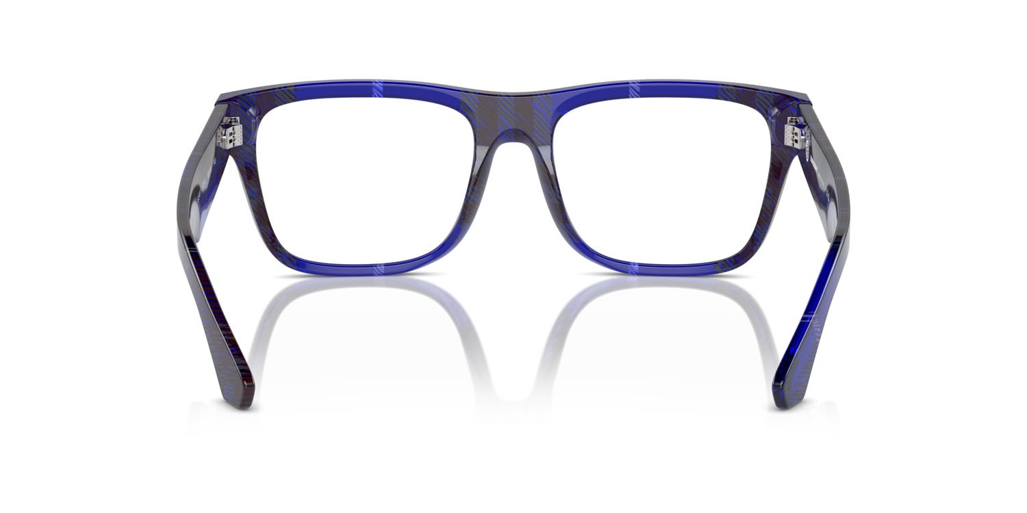 Occhiali da vista Burberry BE 2411 (4114) colore check blue forma quadrato lenti lente demo