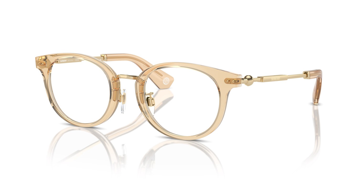 Brillen Burberry BE 2413D (4063) farbe marrone form pantos gläser lente demo