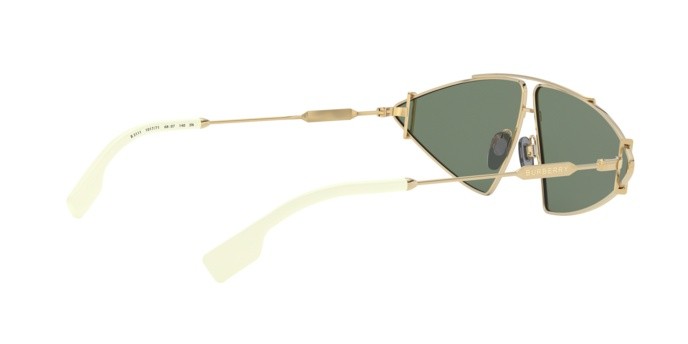 Sonnenbrillen Burberry BE 3111 (101771) farbe gold form unregelmäßig gläser green