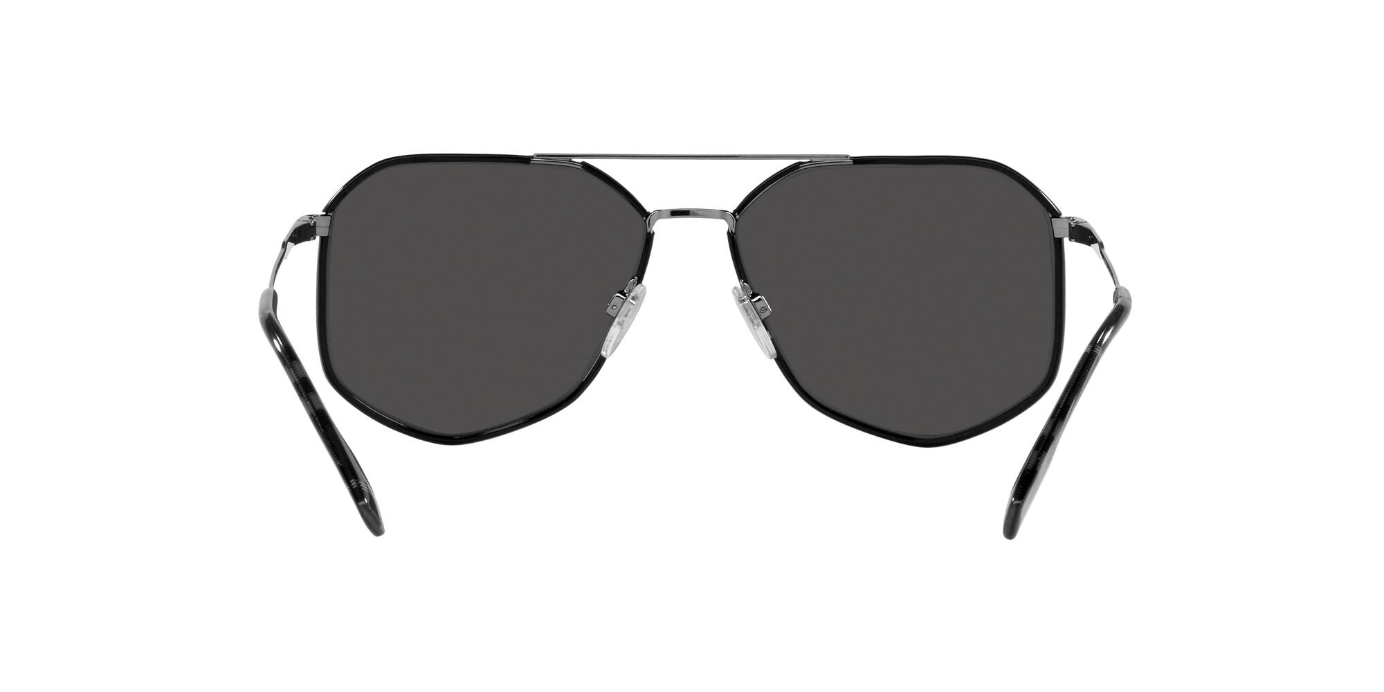 Occhiali da sole Burberry Ozwald BE 3139 (114487) colore nero forma irregolare lenti grigio scuro