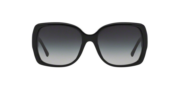 Sunglasses Burberry BE 4160 (34338G) color black shape square lenses grey gradient