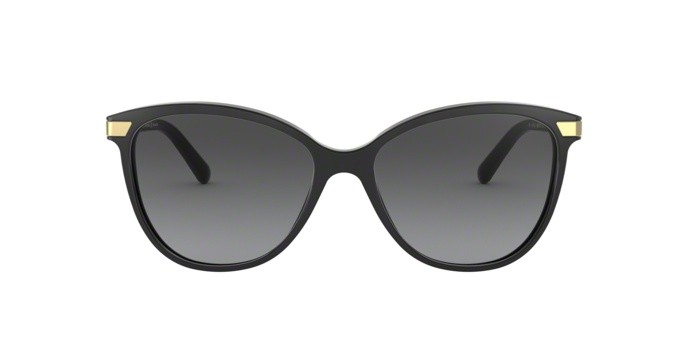 Sunglasses Burberry BE 4216 (3001T3) color black shape cat eye lenses polar grey gradient