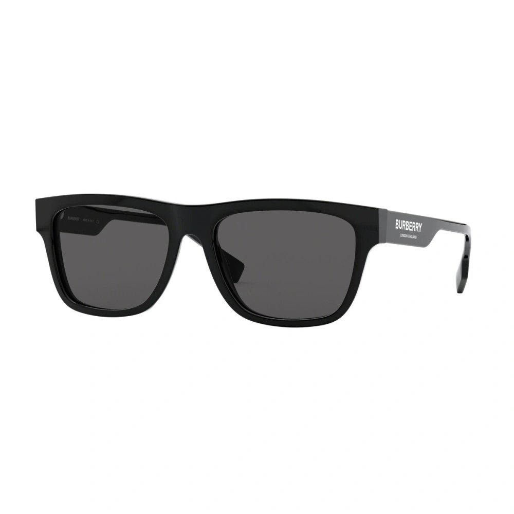 Sonnenbrillen Burberry BE 4293 (300187) farbe black form quadratisch gläser grey