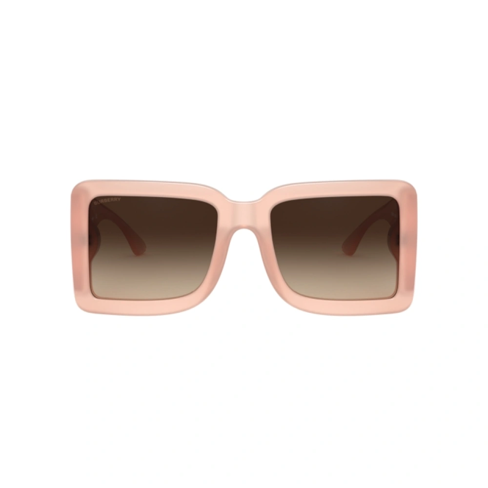 Sunglasses Burberry Frith BE 4312 (387413) color pink shape square lenses brown gradient