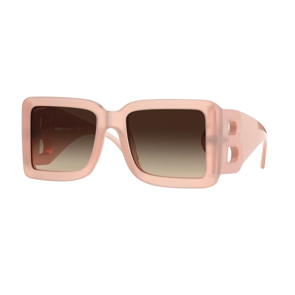 Sunglasses Burberry Frith BE 4312 (387413) color pink shape square lenses brown gradient