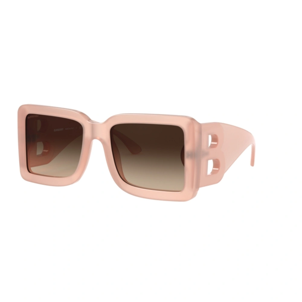 Sunglasses Burberry Frith BE 4312 (387413) color pink shape square lenses brown gradient
