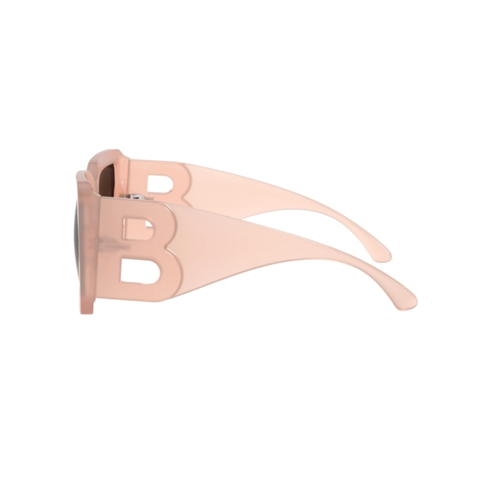 Sunglasses Burberry Frith BE 4312 (387413) color pink shape square lenses brown gradient