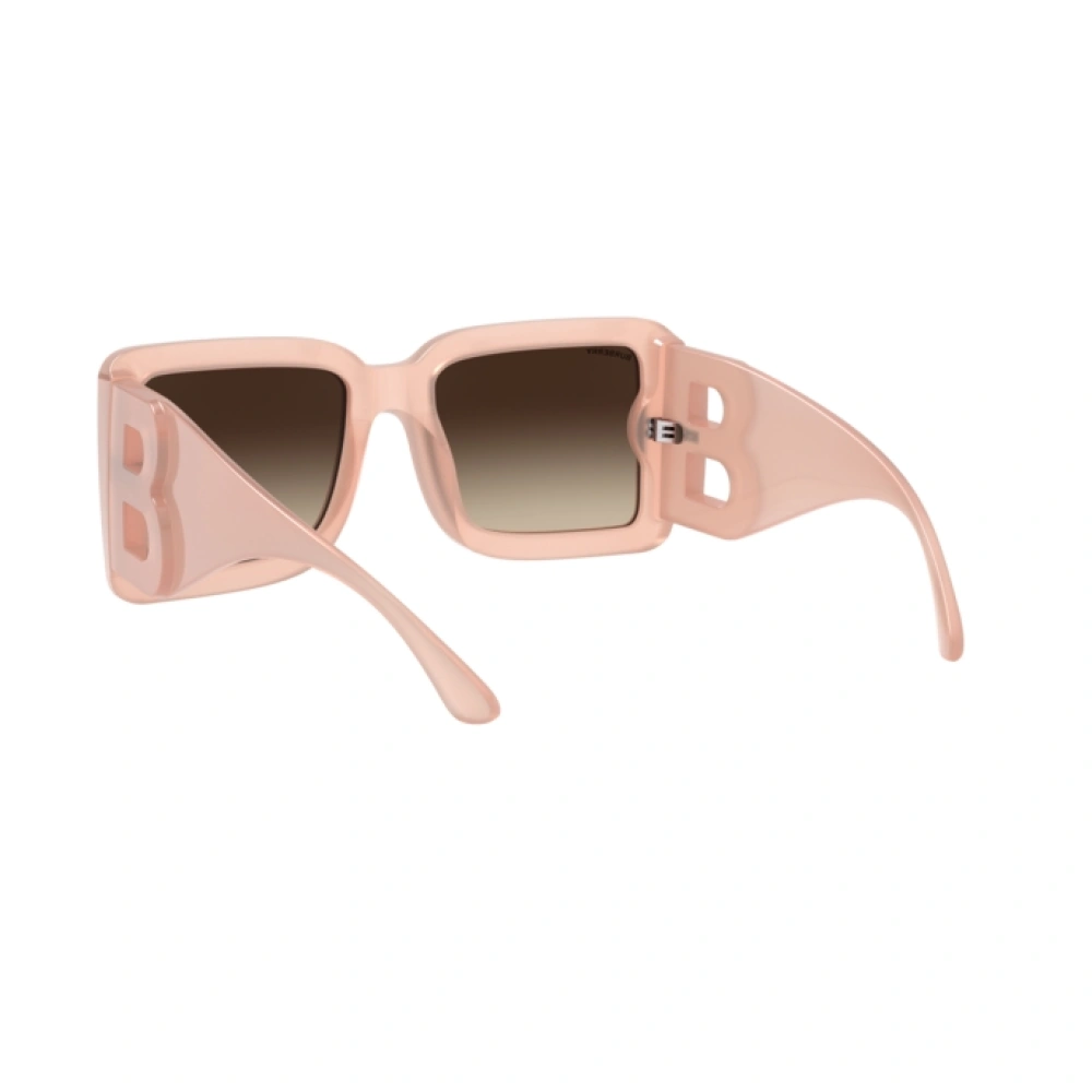 Sunglasses Burberry Frith BE 4312 (387413) color pink shape square lenses brown gradient