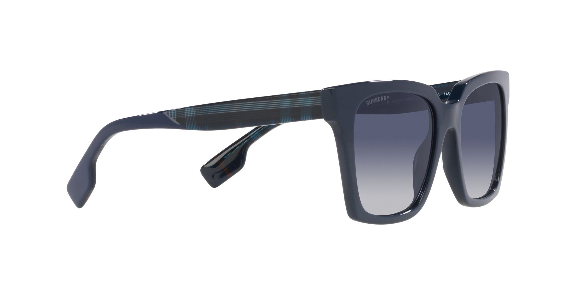 Sonnenbrillen Burberry Maple BE 4335 (39884L) farbe blu form quadratisch gläser blu sfumato