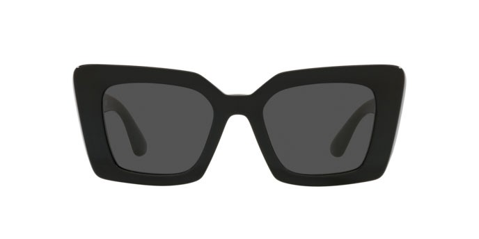 Sunglasses Burberry Daisy BE 4344 (300187) color black shape square lenses dark grey