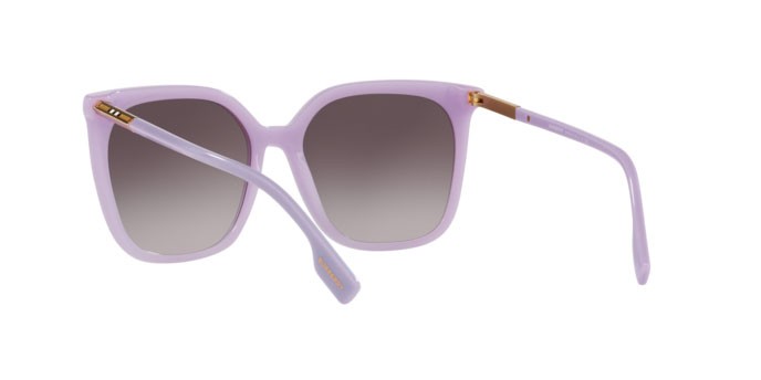 Sonnenbrillen Burberry Emily BE 4347 (394111) farbe lilac form quadratisch gläser grey gradient