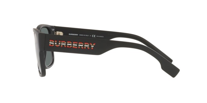 Occhiali da sole Burberry Knight BE 4358 (346481) colore black forma quadrato lenti polar dark grey