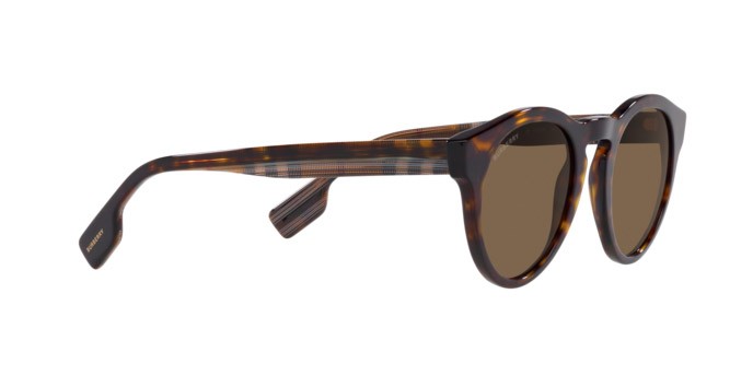 Sonnenbrillen Burberry Reid BE 4359 (399173) farbe dark havana form pantos gläser dark brown