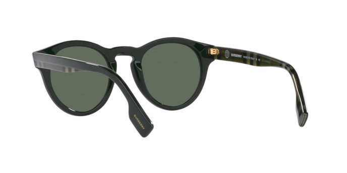 Sonnenbrillen Burberry Reid BE 4359 (399771) farbe green form pantos gläser dark green