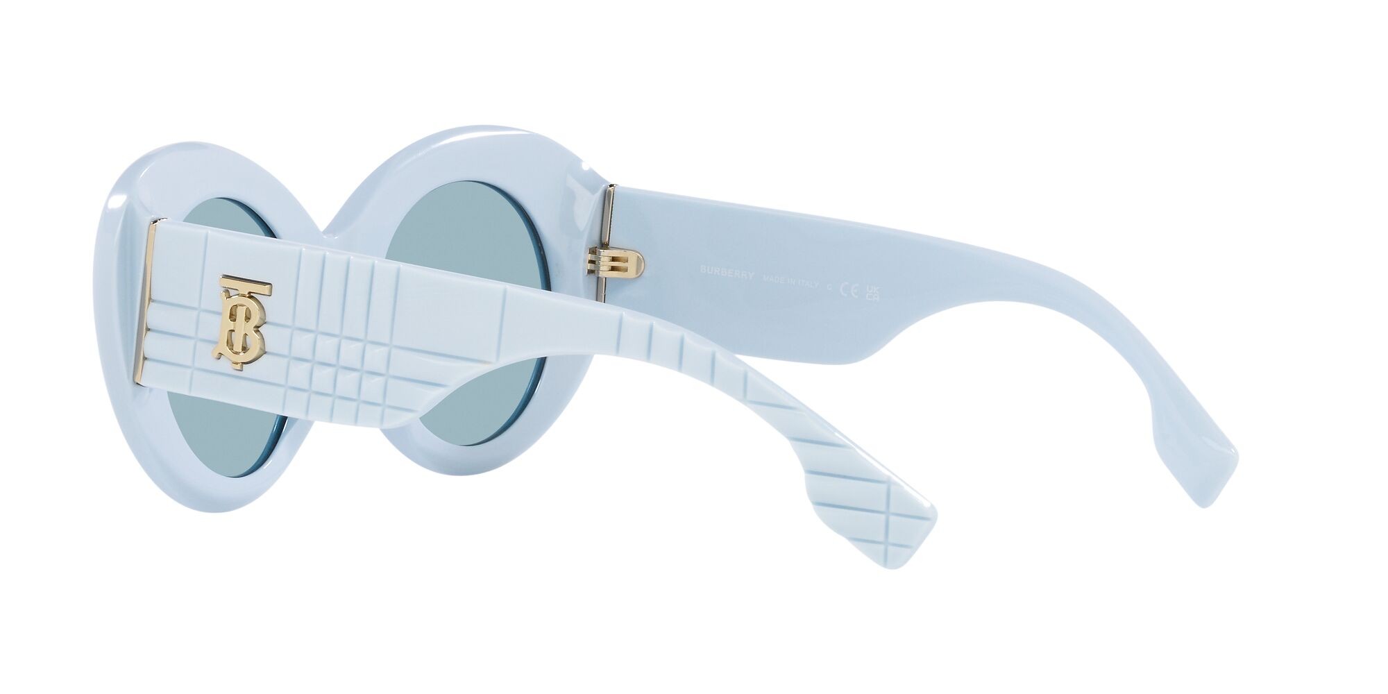 Sonnenbrillen Burberry Margot BE 4370U (402880) farbe azzurro form rund gläser blu
