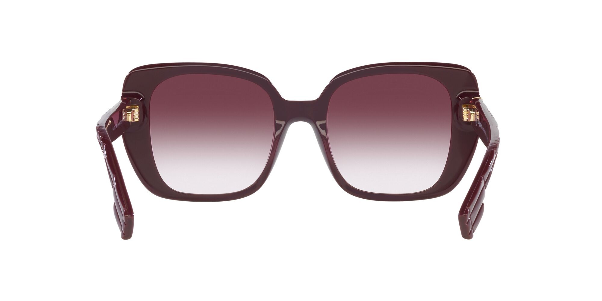 Sonnenbrillen Burberry Helena BE 4371 (39798H) farbe bordeaux form quadratisch gläser sfumato viola