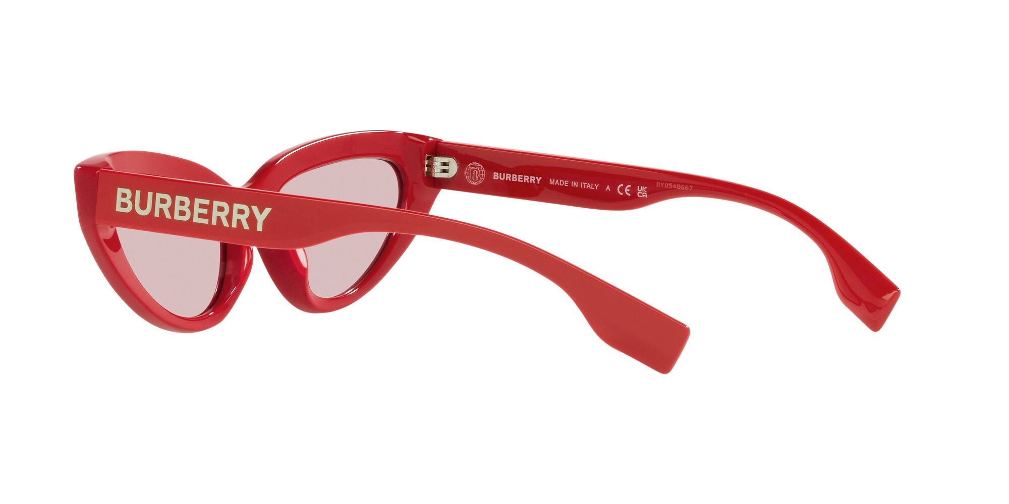 Sonnenbrillen Burberry Debbie BE 4373U (3919/5) farbe rosso form cat-eye gläser rosa