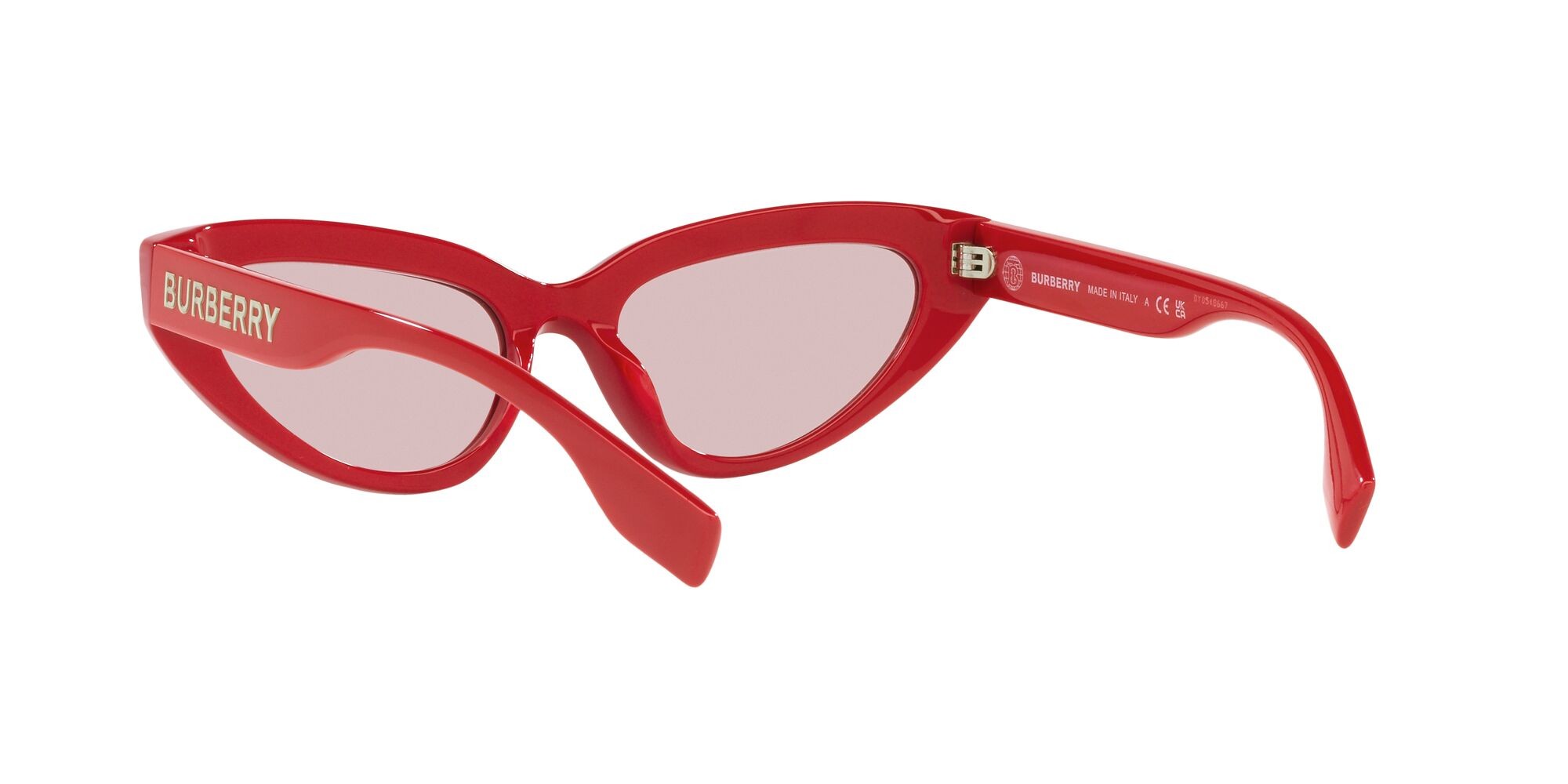 Sonnenbrillen Burberry Debbie BE 4373U (3919/5) farbe rosso form cat-eye gläser rosa