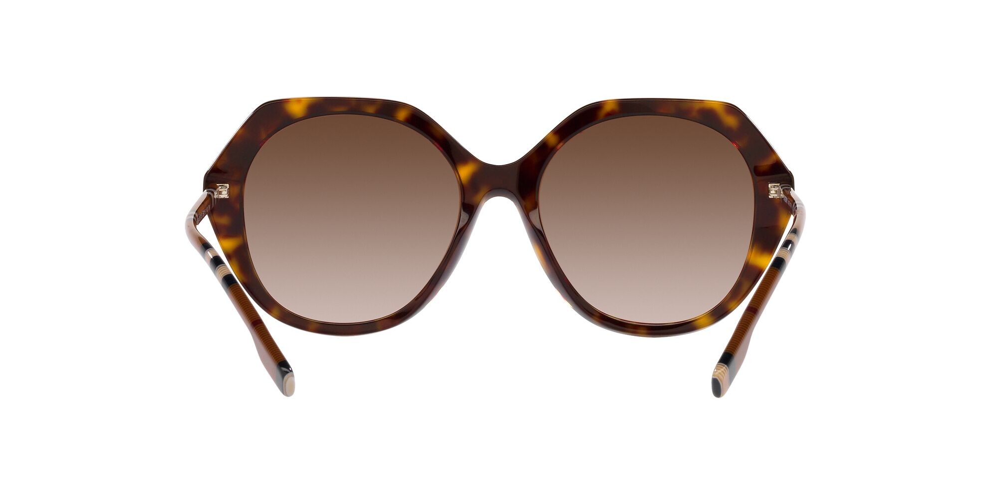 Sonnenbrillen Burberry Vanessa BE 4375 (401713) farbe havana scuro form unregelmäßig gläser marrone sfumato