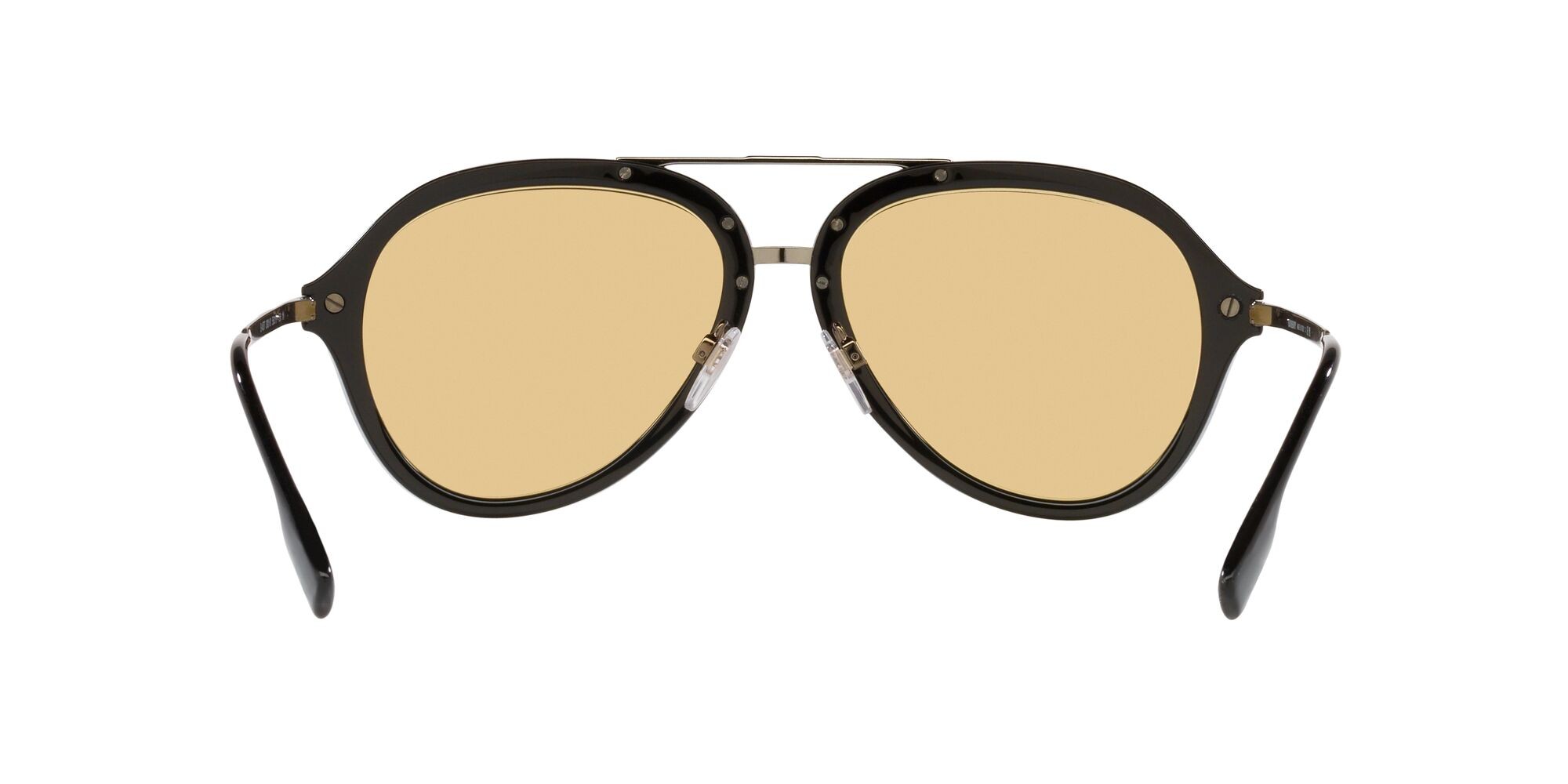 Sonnenbrillen Burberry Jude BE 4377 (3001/8) farbe nero form aviator gläser giallo