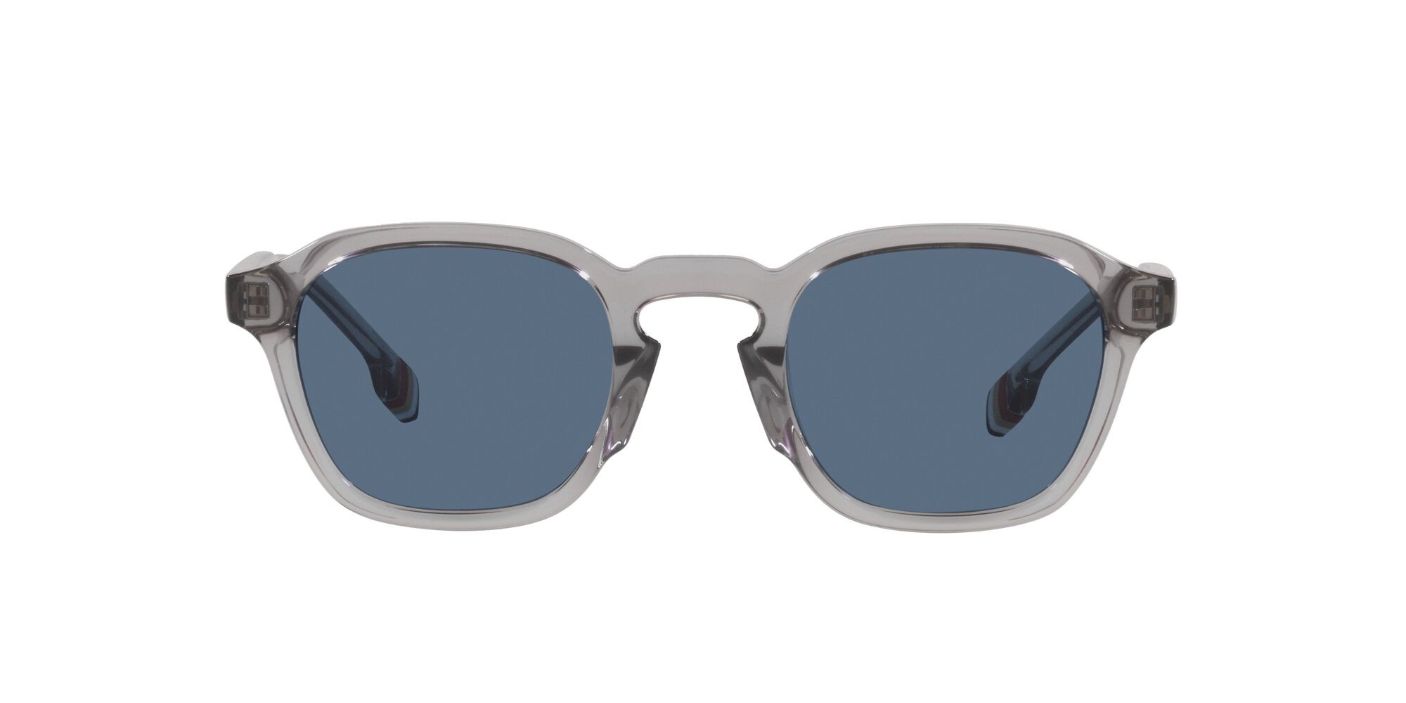 Sonnenbrillen Burberry Percy BE 4378U (382580) farbe grigio form unregelmäßig gläser blu scuro