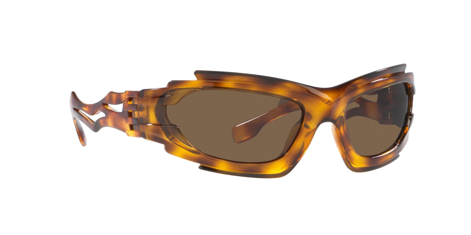 Sonnenbrillen Burberry Marlowe BE 4384 (401373) farbe havana form unregelmäßig gläser marrone scuro
