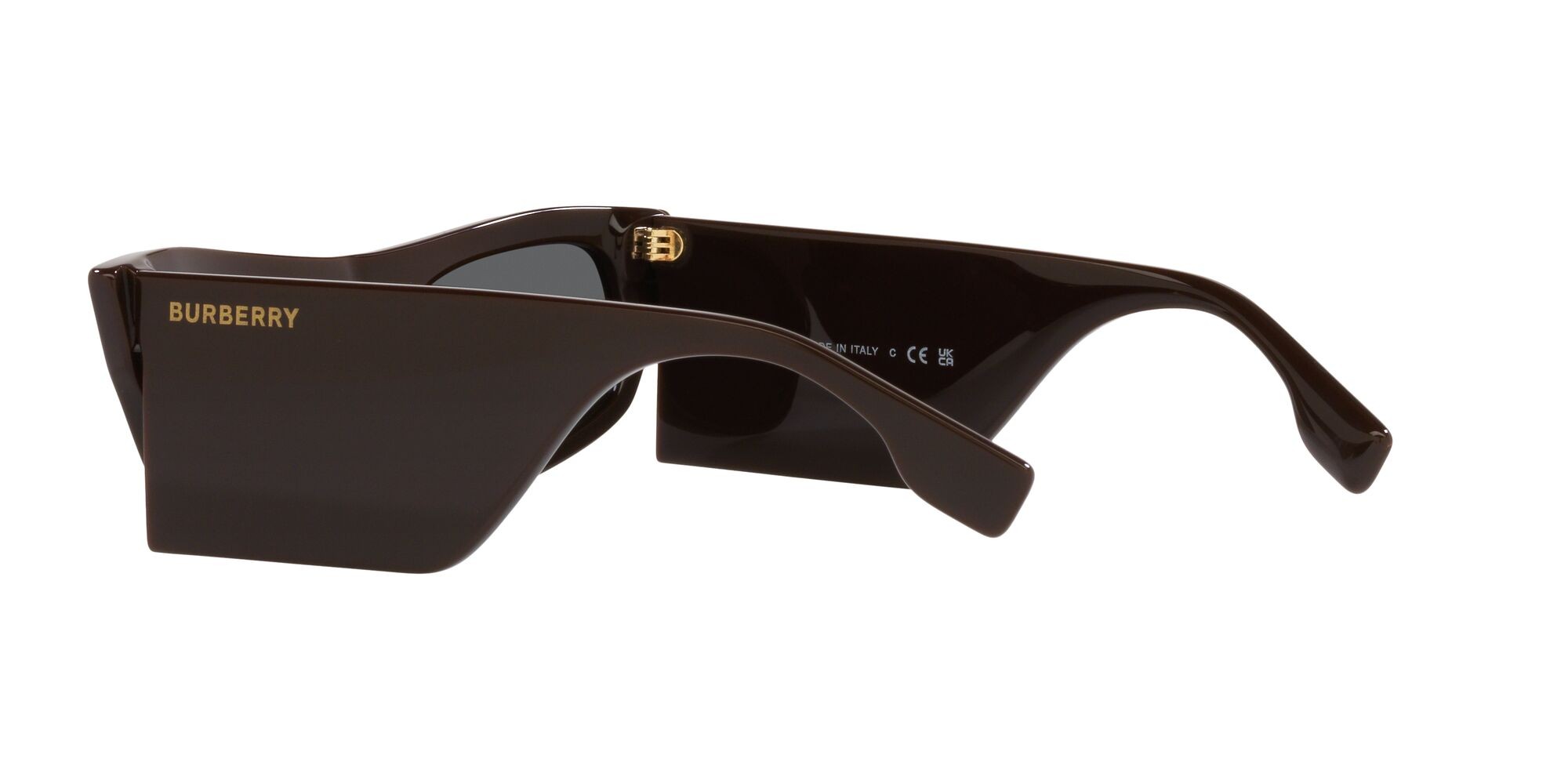 Sonnenbrillen Burberry Palmer BE 4385 (403787) farbe marrone form unregelmäßig gläser grigio scuro