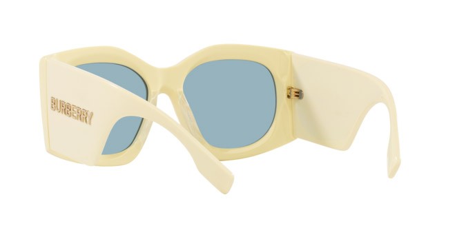 Sonnenbrillen Burberry Madeline BE 4388U (406680) farbe giallo form unregelmäßig gläser blu