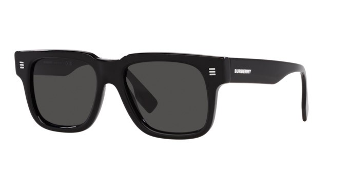 Sonnenbrillen Burberry Hayden BE 4394 (300187) farbe nero form quadratisch gläser grigio scuro