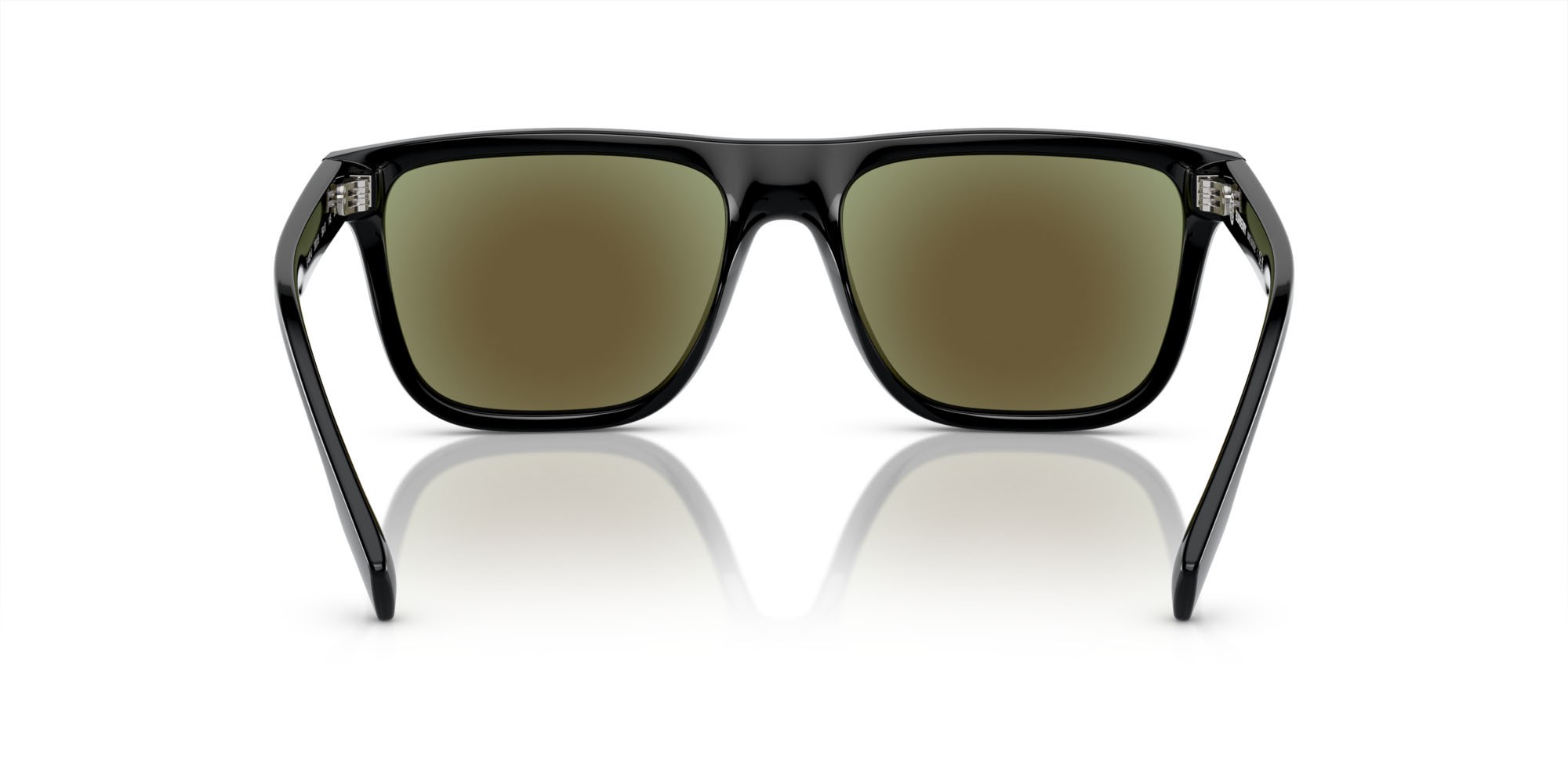 Sonnenbrillen Burberry BE 4402U (300155) farbe nero form quadratisch gläser verde chiaro specchiato blu