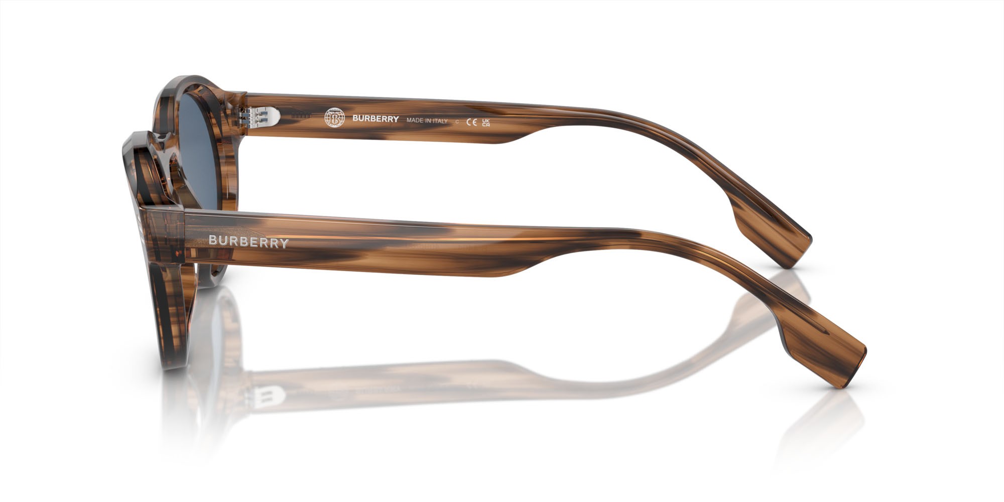 Sonnenbrillen Burberry BE 4404 (409680) farbe marrone form pantos gläser blu scuro