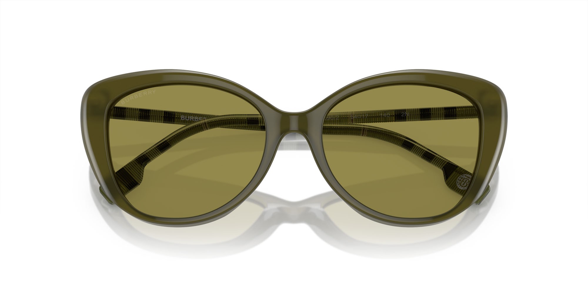 Sonnenbrillen Burberry BE 4407 (4090/2) farbe verde form cat-eye gläser verde