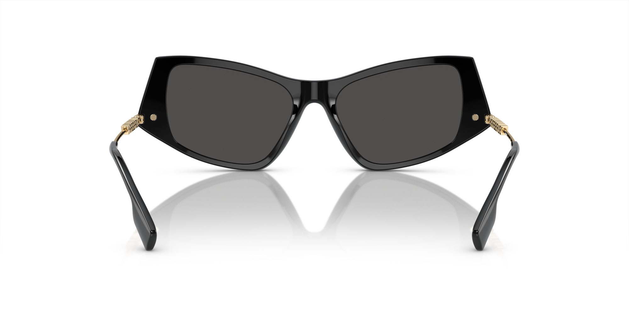 Occhiali da sole Burberry BE 4408 (300187) colore nero forma irregolare lenti grigio scuro