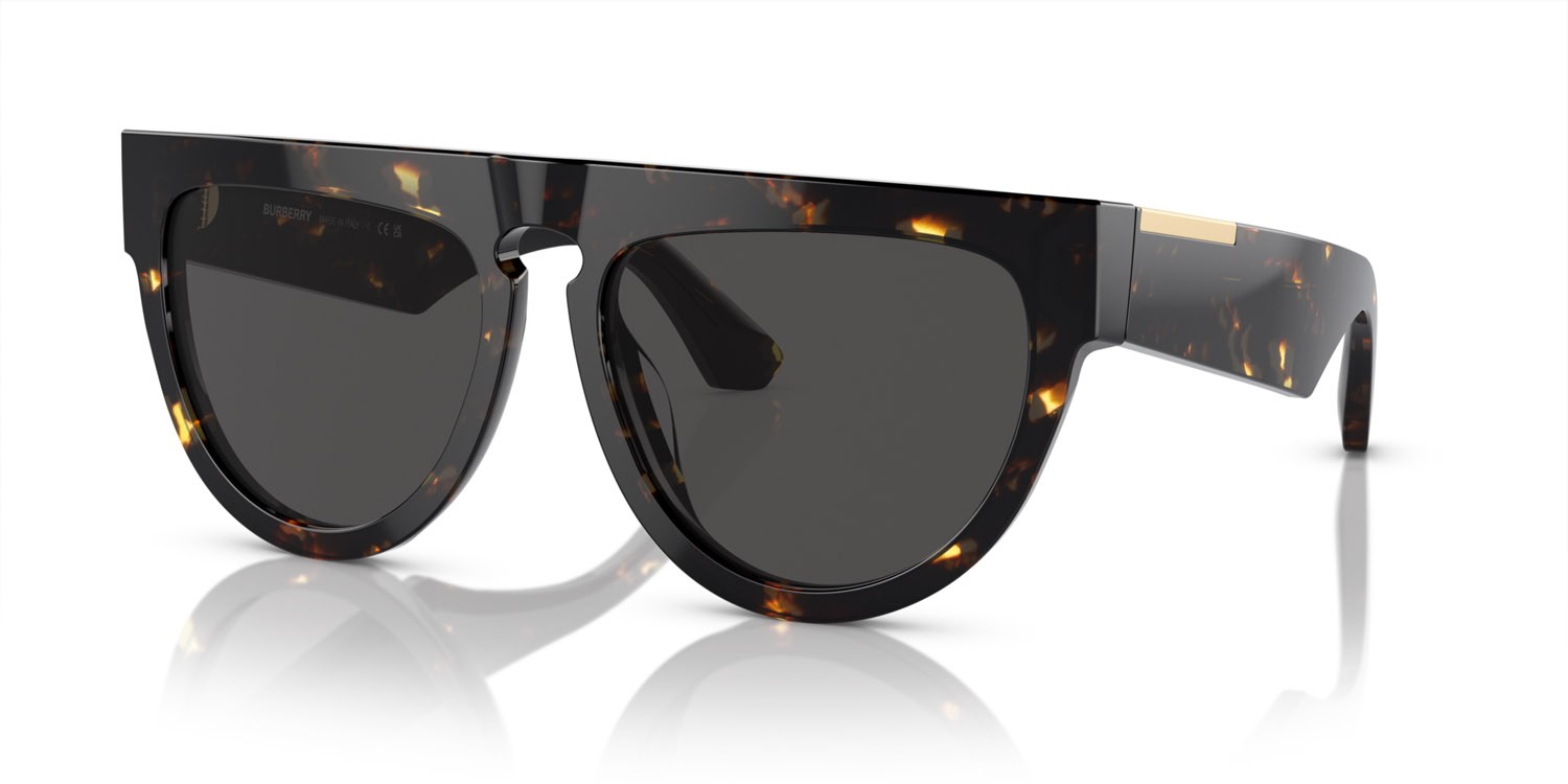 Sonnenbrillen Burberry BE 4416U (410687) farbe havana scuro form unregelmäßig gläser grigio scuro