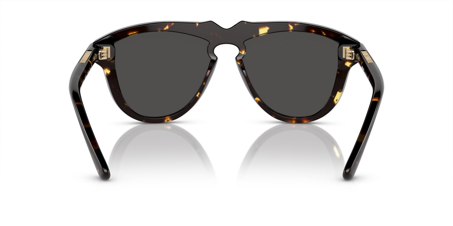Sonnenbrillen Burberry BE 4417U (410687) farbe havana scuro form aviator gläser grigio scuro