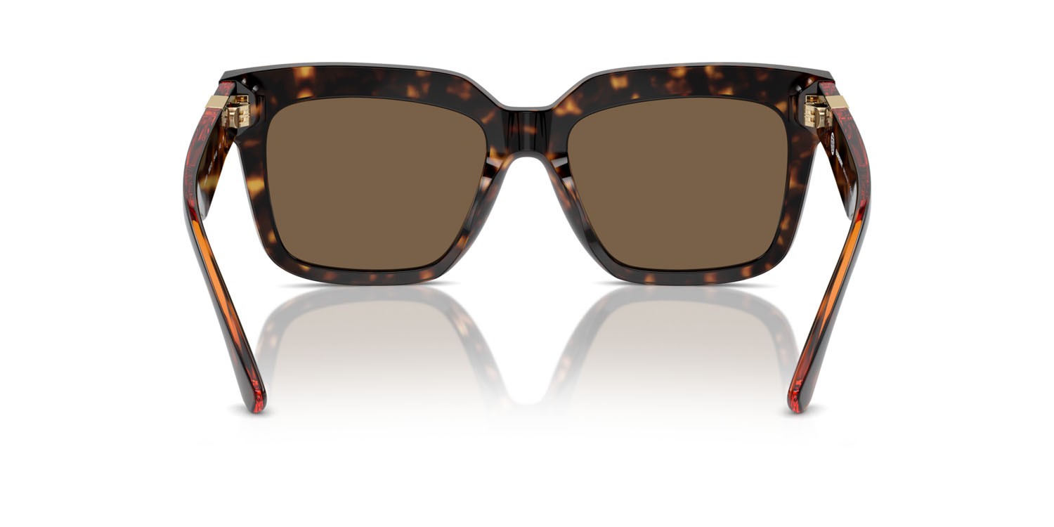 Sunglasses Burberry BE 4419 (300273) color havana scuro shape square lenses marrone scuro
