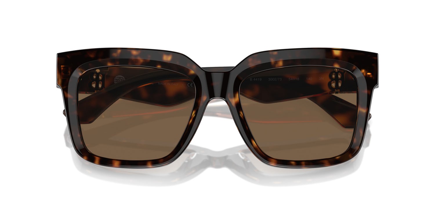 Sunglasses Burberry BE 4419 (300273) color havana scuro shape square lenses marrone scuro