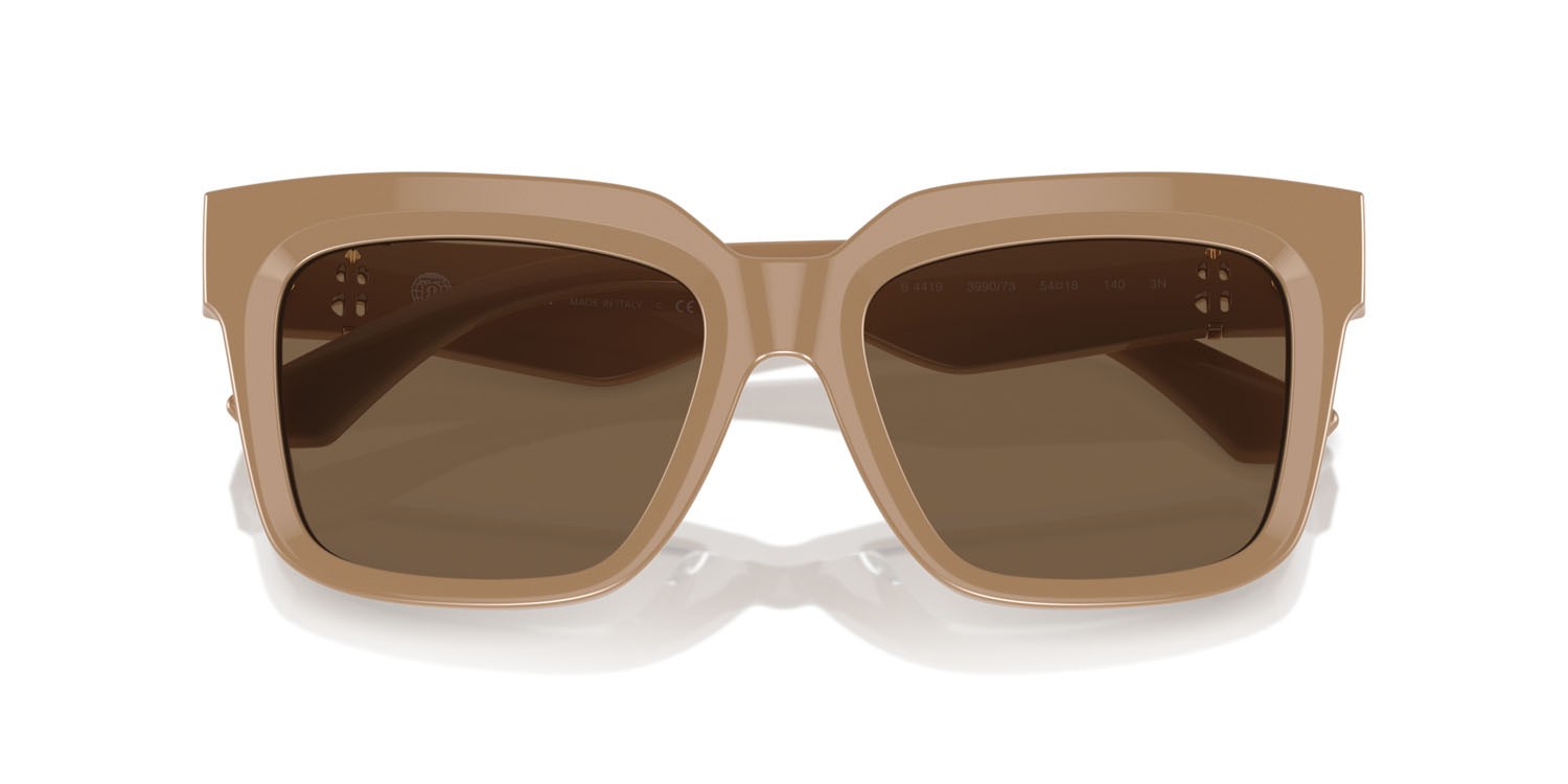 Occhiali da sole Burberry BE 4419 (399073) colore beige forma quadrato lenti marrone scuro