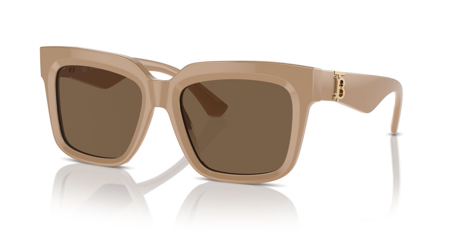 Occhiali da sole Burberry BE 4419 (399073) colore beige forma quadrato lenti marrone scuro