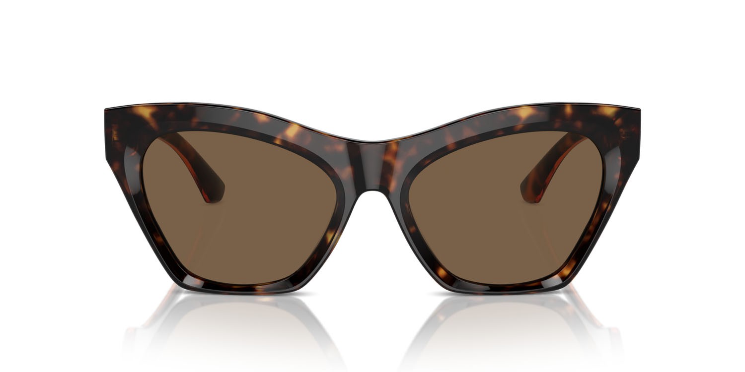 Sunglasses Burberry BE 4420U (300273) color havana scuro shape cat eye lenses marrone scuro