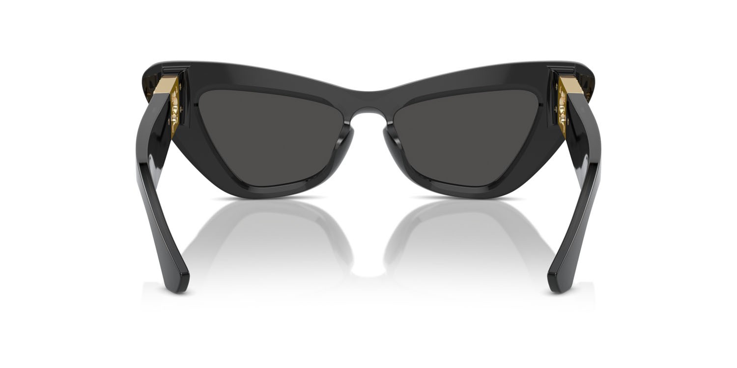 Occhiali da sole Burberry BE 4421U (411287) colore grigio scuro forma cat eye lenti grigio scuro