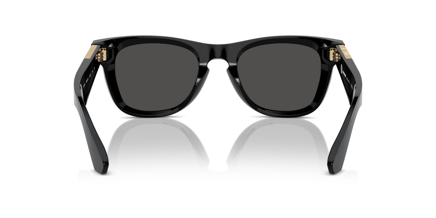 Occhiali da sole Burberry BE 4426 (300187) colore nero forma quadrato lenti grigio scuro