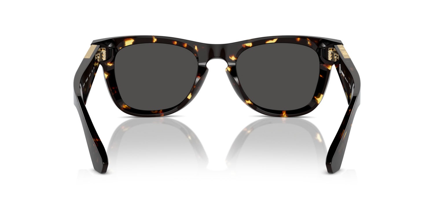 Occhiali da sole Burberry BE 4426 (410687) colore havana scuro forma quadrato lenti grigio scuro
