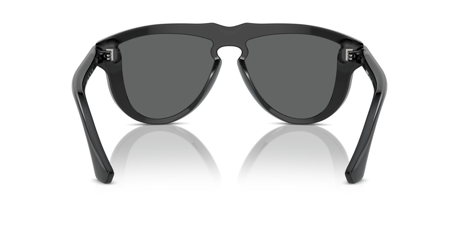 Occhiali da sole Burberry BE 4427 (411287) colore grigio scuro forma aviator lenti grigio scuro
